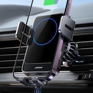 Wireless Car Charger Mount Auto-Clamping 15W Max Qi Fast Charging Wireless Phone Charger for Car Super Stable & Hands-Free Air Vent Car Phone Mount Charger for iPhone 14 13 12 11 Galaxy S23+