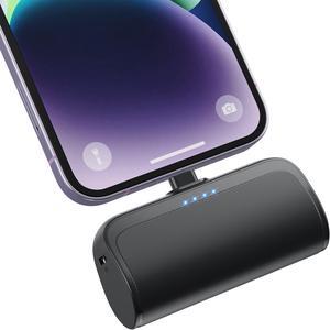 Mini Portable Charger Power Bank for iPhone 5200mAh Portable Phone Charger Ultra-Compact PD Fast Charging Battery Pack Compatible with iPhone 14/14 Plus/Pro Max/13/12/12 Mini/11/XS/XR/X/8/7/6/6s