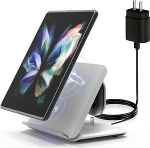 Charging Station for Samsung 3 in 1 Fast Charger Station for Samsung S23 Ultra S22 S21 Note20 10 Z Flip Z Fold  Wireless Watch Charger for Galaxy Watch 5 Pro 4 3 Galaxy Buds Charging Dock Stand