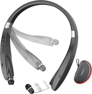 bluetooth headphones wireless headsets with retractable bluetooth