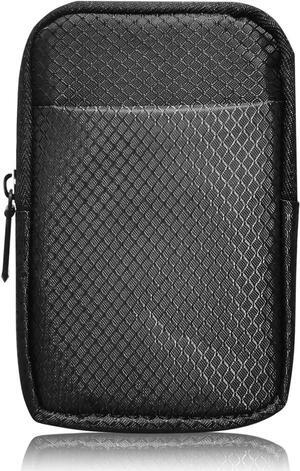 Hard Drive Bag 2.5 Hard Drive Carrying Case Storage Organizer Multi-Purpose Universal Carry Pouch Compatible with  WD Elements  Etc