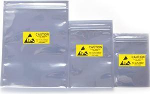 Anti Static Bags 30pcs Small Antistatic Resealable ESD Bag for 3.5 Hard Drive 2.5 Solid State Drive ESD Shielding Storage Zipper HDD Bags for Electronics Devices (30pcs Mixed Sizes)