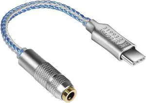 USB C to 3.5mm Adapter CX31993 Earbuds CX-PRO DAC Headphone Amp with 3.5mm Output SNR128dB PCM 32b/384kHz for Android Windows Phone Call and Line Control