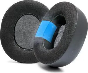 Freeze Nova Pro Wireless -? Hybrid Fabric Cooling Gel Replacement Earpads for Steelseries Arctis Nova Pro Wireless by Wicked Cushions Improved Durability Thickness & Sound Isolation | Black