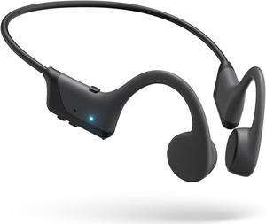 Bone Conduction Headphones 2023 Upgrade Open-Ear Wireless Bluetooth Workout Headphones with Microphones 8Hr Playtime Waterproof Earphones for Sports Running Gym Hiking Cycling