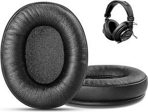 Replacement Ear Pads for Sony MDR 7506 GVOEARS Earpads Cushions Noise Isolation Headphone Pads for Sony MDR V6 / MDR V7 / MDR-CD900ST with Soft Protein Leather Durable Memory Foam (Black)