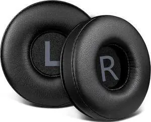 Earpads Replacement for JBL Tune 450BT/Tune 460BT/Tune 500BT/Tune 510BT/Tune 520BT/JR 300BT/JR 310BT/E40BT Ear Pads Cushions with Soft Protein Leather - Black