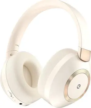 Active Noise Cancelling Headphones, 100H Playtime Headphones Wireless Bluetooth, Bluetooth Headphone with Microphone, Over- Ear Wireless Headphone with Deep Bass for Travel