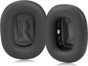 Sinowo Ear Pads Replacement Ear Cushions for AirPods Max Headphones Earpads with Noise Isolation Memory Foam Soft Protein Leather(Black