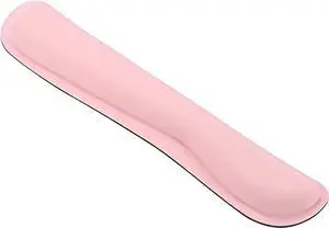 Keyboard Wrist Rest for Computer Keyboard Ergonomic Wrist Pad for Keyboard Memory Foam Palm Rest Desk Keyboard Wrist Support Typing Home Office Accessories (Pink)