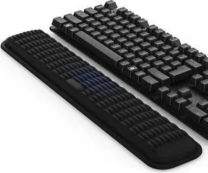 Keyboard Wrist Rest Soft Memory Foam Wrist Support for Keyboard Keyboard Hand Rest Pad for Wrist Pain Relief Keyboard Wrist Guard for Long Hours of Work Gaming StudyingClassic Black