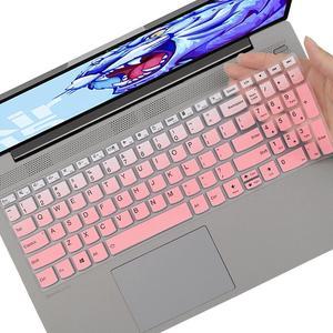 Keyboard Cover for 2023 2022 2021 New Lenovo Ideapad 3 156 173 New Lenovo Ideapad 5 156 Lenovo Yoga 7i 156 Lenovo Ideapad Slim 7 7i 15 156 Flex 5 15 US Keyboard Skin  GPink