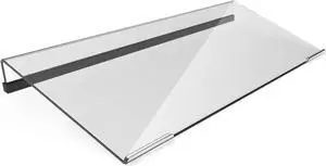 Acrylic Tilted Computer Keyboard Stand for Compact Keyboard, 78 Keys Keyboard, with Black Silicone Strip, 11.8 Inch Width Acrylic Tilted Computer Keyboard Stand for Compact Keyboard, 78 Keys Keyboard, with Black Silicone Strip, 11.8 Inch Width