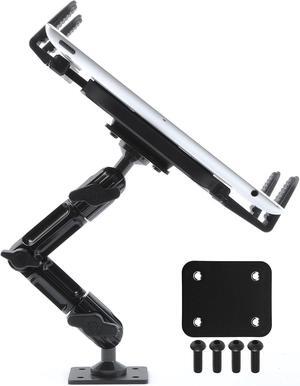 Metal Drill Base Tablet Mount - By TACKFORM [Enduro Series] - iPad Holder for wall or truck. ELD Mount | Compatible with iPad Mini, IPad Pro 12.9, Galaxy S, Surface Pro & Switch