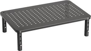 Monitor Stand Monitor Stand Riser 3 Height Adjustable Monitor Riser with Airflow Vents Laptop Stand for Desk Laptop Riser Desk Organizer for Monitor 15.6 Laptop PC Printer
