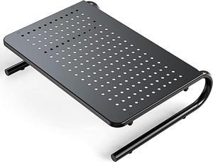 Monitor Stand Riser Monitor Riser Laptop Stand for Desk Laptop Riser Desk Organizer for Monitor Laptop Shelf w/Vented for Screen Computer Stand for Laptop PC Printer for Home & Office