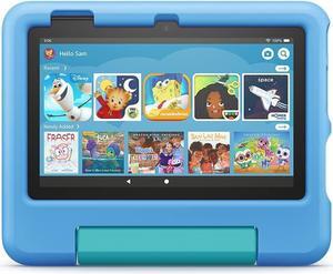 Kid-Proof Case for Fire 7 tablet (Only compatible with 12th generation tablet 2022 release) - Blue