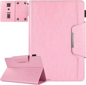 9.5-10.5 Inch Tablet Case Universal Android Tablet Cover for 9.5 10 10.1 Inch Multi-Angle Viewing Stand Case for 9.5-10.5 Inch TabletPink