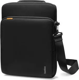 tomtoc 360 Protective Laptop Shoulder Bag Designed for 14-inch New MacBook Pro M3/M2/M1 Pro/Max A2992 A2918 A2779 A2442 2023-2021, Water-Resistant Well-Organized Accessory Sleeve Case with Handle