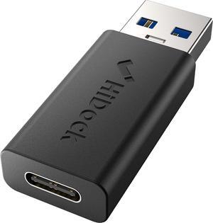 USB to USB C Adapter USB 3.2 & 10Gbps USB C Female to USB Male Adapter SuperSpeed Data Sync & 3A Fast Charging Type C Converter Compatible with iPhone Samsung Galaxy Laptop PC