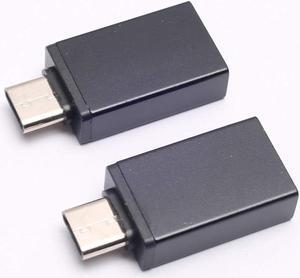 2PCS USB-C Male Type C to USB Adapter 2.0 A Female Data Converter Connector Adaptor