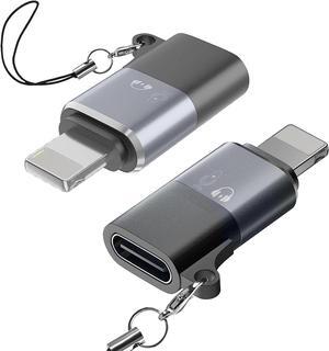 USB C to Lightning Adapter iO-S OTG Adapter Suitable for Connecting Phones Tablets USB Flash Drives Card Readers mice and Keyboards