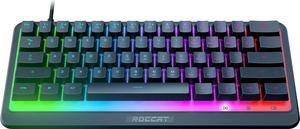 Magma Mini - 60% RGB Gaming Keyboard with 5 Programmable Lighting Zones Membrane Key switches Programmable Function Layers Anti-Ghosting & Spill Resistance - Black