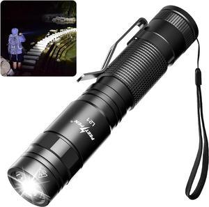 Rechargeable Flashlights 1500 High Lumens Tactical Flashlights Pocket-Sized EDC FlashLight Small LED Flash Light for Emergency Rescue Camping