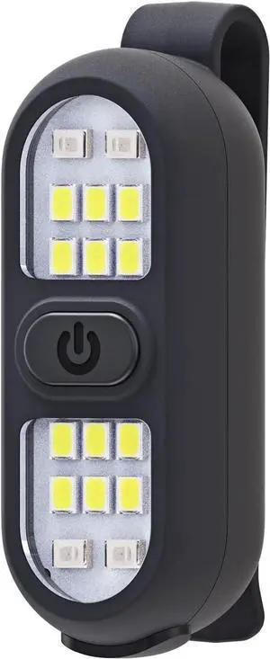 Clip on Flashlight Running Light for Runners Rechargeable Safety Lights for Walking at Night Portable EDC Flashlight Gift for Runners Hands Free LED Work Light Warning Flashing Camping Hiking Gear