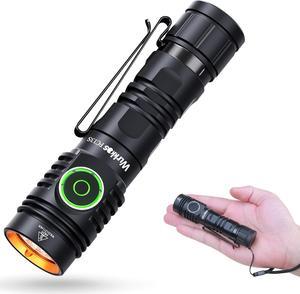Rechargeable Flashlights 2500 High Lumens FC13S Small LED Flash Light 6 Modes- Super Bright EDC Flashlight- IP68 Waterproof Flashlight for Camping Hiking Emergency