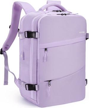 Travel Laptop Backpack For Women Men Airline Approved Carry On Backpack Waterproof Sports Luggage Backpack Casual Daypack Small Hiking Backpack Purple