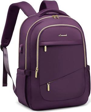 Laptop Backpack for Women 17 Inch Slim Computer Bag with Separate Computer Compartment for Work Travel Business