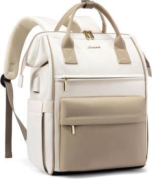 Laptop Backpack for Women Teacher Nurse Bag 15.6 Inch Womens Work Bags Waterproof Travel Backpack Purse Business Computer Laptop Bag with USB Port