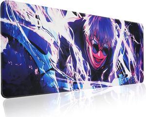 Anime Mouse Pad Akatsuki Black Large Gaming Mouse Mat 31.5x11.8 for  Laptop PC Office Desk Accessories 