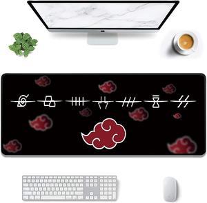 Anime Mouse Pad for Akatsuki Uchiha Itachi Fans Large Gaming Mouse Mat  Keyboard Pad for Laptop PC Office Desk Accessories (31.5x11.8) 