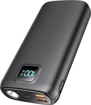 TECHSMARTER 20000mah Rugged & Waterproof 18W USB-C PD Port Power Bank.  Extreme Portable Charger Heavy Duty, Camping, Outdoor with Flashlight  Comptible
