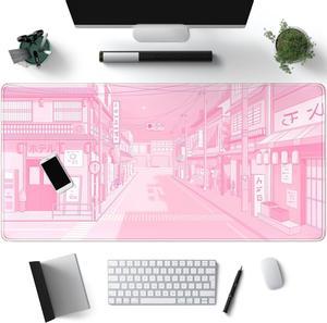 Purple Anime Gaming Mouse Pad XXL Extended Japanese Desk Mat Cool Large Mouse  Pad 31.5X15.7 Mouse Mat Desk Pad 3mm Thick Long Non-Slip Rubber Base Mice  Pad - Tokyo Night 