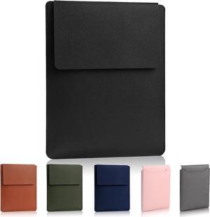 13.3-14 Laptop Sleeve Padded Laptop Case Thin Portable Versatile Laptop Case Bag Compatible with Laptop 2022 Pro 14 inch/2015 Pro 13.3 inch/2015 Air 13.3 inch (Black)