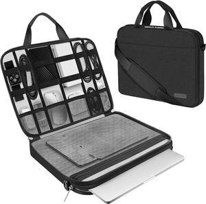 15 15.6 16 Inch Laptop Sleeve Case with Strap & Handle Notebook Computer Case Briefcase Carrying Bag for HP/Dell/Lenovo/Asus/Acer