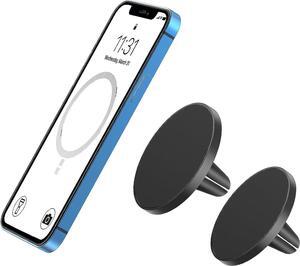 for Magsafe Car Mount Magnetic Air Vent Phone Holder for Car Compatible with iPhone 15 14 13 12 Pro Max Plus Mini & MagSafe Case Portable Electronic Device Mount (2 Pieces Black)