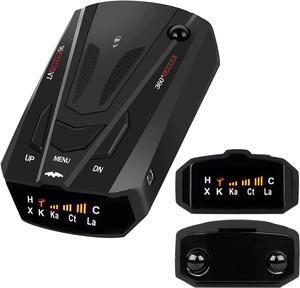 2023 New Radar Detector for Cars with Voice Speed Prompt 360  DetectionVehicle Speed Alarm System Led Display City/Highway Mode Gifts for Husbands Boyfriends