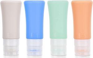 Travel Bottles for Toiletries Tsa Approved Travel Bottle 3OZ Shampoo Travel Container BPA Free Leak Proof Travel Tubs Refillable Liquid Travel Accessories for Cometic Shampoo and Lotion Soap