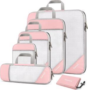 Compression Packing Cubes Extensible Storage Mesh Bags Organizers