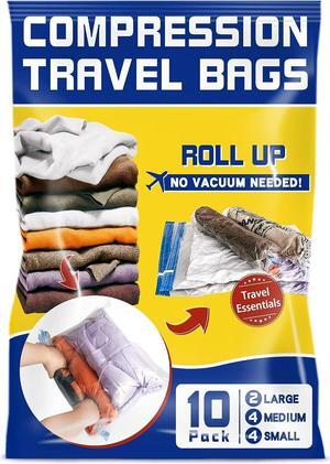 Compression Bags for Travel Space Saver Bags for Travel Packing Travel Accessories (2L+4M+4S)