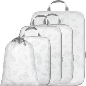 Compression Packing Cubes for Suitcases - Luggage Travel Bags Packing Organizers Compression Packing Cubes for Travel Carry on Suitcase
