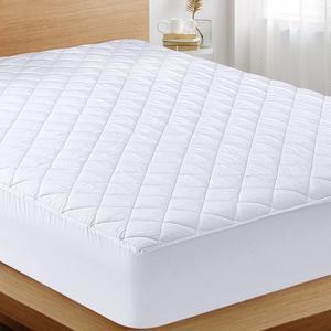 Subrtex 4 Inch Covered Gel-Infused Memory Foam Bed Mattress Topper High  Density Cooling Pad Removable Fitted Cover
