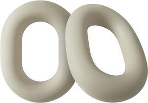 Silicone Earpads for Sony WH-1000XM5 Headphones Replacement Ear Cushions Cover (Beige)