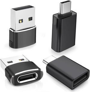 USB to USB C Adapter with C Male to 3.0 Female Charger 4P Thunderbolt 4 to Type A OTG Converter for MacBook iPhone 14 13 12 Pro Max Apple iWatch 8 7 SE iPad 10 Air 4 5 Mini 6 Galaxy S23 S22