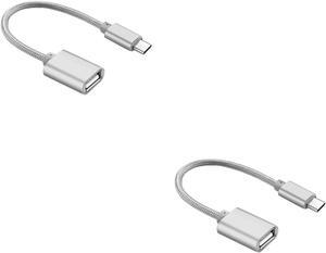USB Adaptor 2pcs Type-c to USB Connect Cable Type-c Adapter Cell Phone OTG Adapter Cable USB Adapter
