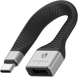 [10Gbps] USB C to USB Adapter Cable- 5 inch Afterplug USB3.2 Gen 2 OTG Cable USB C Male to USB A Female Thunderbolt 3/4 USB4 to USB for MacBook Pro/Air iPad Pro/Mini/Air Samsung S22 etc.